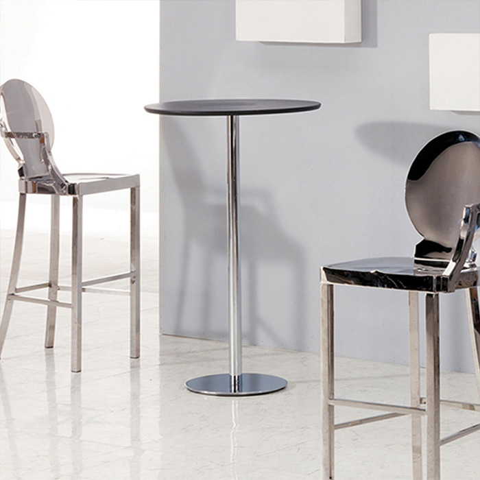 와이 카페 펍 인테리어 스텐딩 높은 원형 바테이블600